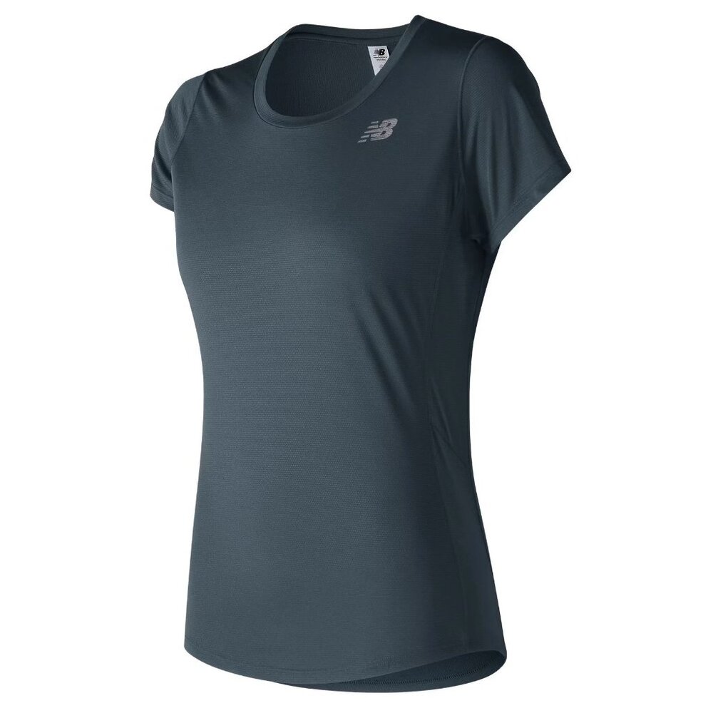 New Balance Accelerate NB DRY Wicking Semi-Fit Athletic Breathable Slate Crew